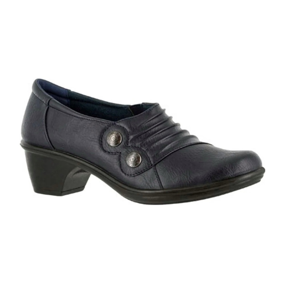 Easy Street Edison Ankle Bootie Low Chunky Heel Black Size 6.5 NEW in box - Picture 1 of 14